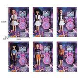 OBL10393105 - 11寸实身3D眼K-POP猎魔女团娃娃带配件 6款混