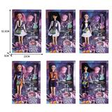 OBL10393106 - 11寸实身3D眼K-POP猎魔女团娃娃带配件 6款混