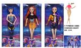 OBL10394204 - 灯光音乐K-POP猎魔女团手办11.5寸实身13关节芭比娃娃（3款混装）