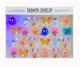 OBL10394311 - 盒庄24只海洋系列闪光戒指