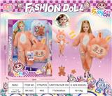 OBL10394347 - 11.2寸11关节LABUBU毛绒套头芭比系列