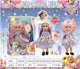 OBL10394387 - Starry sky 14寸花精灵娃娃-全搪胶身体-可换颜色眼珠