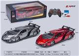 OBL10396672 - 2.4G四通仿真兰博基尼遥控车带灯光包电1:12(红色、银灰2色)