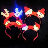 OBL10397279 - 发光圣诞毛绒头箍/图色混装