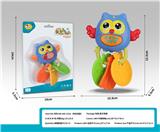 OBL10398884 - 猫头鹰牙胶摇铃 (红/橙2色混装)