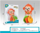 OBL10398900 - 卡通音乐猴子牙胶摇铃