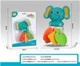 OBL10398910 - 卡通大象解牙胶压摇铃