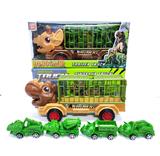 OBL10399515 - 恐龙惯性工程车+四只回力恐龙车