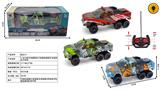 OBL10400737 - 1:16六轮丰田越野皮卡涂鸦四通带灯光遥控车不包电（车身使用四粒5号电池，遥控器二粒5号）