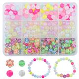 OBL10400865 - 8mm圆珠+笑脸+线12格