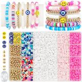 OBL10400901 - 6mm金珠+软陶+线24格