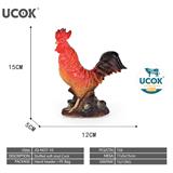 OBL10401215 - 7寸搪胶充棉公鸡模型