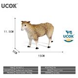OBL10401219 - 7寸搪胶充棉绵羊模型
