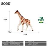 OBL10401229 - 7寸搪胶充棉长颈鹿模型