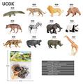 OBL10401259 - 12只3寸野生动物模型套装