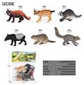 OBL10401288 - 6只6寸野生动物模型套装
