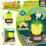 OBL10401312 - 果蔬类按压车
茄子按压滑行车
按压车 卡通车按压滑行
压力车 按压萌趣车
DIY积木底座拆卸
（七彩渐变灯光版）
（产品采用UV工艺）