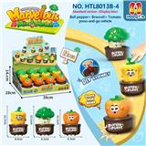 OBL10401348 - 果蔬类按压车（3款混12只一展示盒）
西兰花+彩椒+西红柿、按压滑行车
按压车 卡通车按压滑行
压力车 按压萌趣车
DIY积木底座拆卸
（产品采用UV工艺）