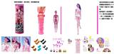 OBL10402353 - 水溶变色泡水系列  K-POP 猎魔女团动画版11.5寸实身带鲁米佐依米拉儿唱歌芭比带金貂卡片一张带发夹带手提包
