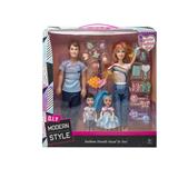 OBL10402887 - 11.5寸实身活手芭比和空身男人3寸仔糖果打扮吸塑配件