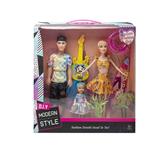 OBL10402890 - 11.5寸实身活手芭比和空身男人3寸仔冲浪套装吉他配件