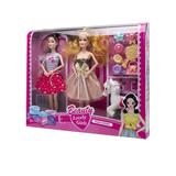 OBL10402908 - 11.5寸9关节时装芭比2只 带打扮吸塑和马配件