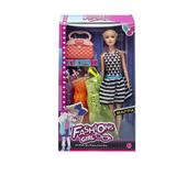 OBL10402925 - 11.5寸9关节实身时装芭比带包包和吊裙配件