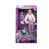 OBL10402927 - 11.5寸9关节实身时装芭比带3寸仔滑板帽吸塑配件