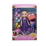 OBL10402933 - 12寸关节实身萝莉配气球吸塑包包带小狗