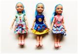 OBL10403564 - 5寸实身关节时尚娃娃/3款混装