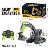 OBL10404029 - 五通道遥控履带合金挖掘机