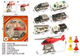 OBL10404193 - 1:64滑行塑料警察车场景套装