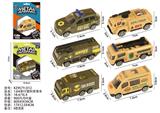 OBL10404214 - 1:64滑行塑料军事车