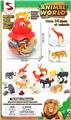 OBL10404263 - 咕咕鸡动物收纳桶(14PCS ANIMALS)