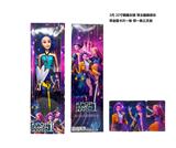 OBL10404432 -  1代  K-POP 猎魔女团动画版22寸吹瓶身体带主题曲音乐芭比带金貂卡片一条三叉猎魔剑