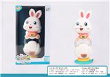 OBL10404744 - 贝壳吸盘+卡通音乐兔子摇铃