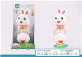 OBL10404745 - 贝壳吸盘+卡通音乐兔子摇铃