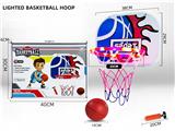 OBL10404871 - 悬挂式篮球板 板：38*29CM，塑料闪灯篮球圈直径：25CM