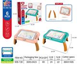 OBL10404997 - 益智磁性彩色画板桌(写字板桌) 2色混装