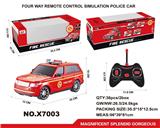 OBL10405439 - 1：16四通遥控仿真车（带灯光包电3.7V SM头+USB线）