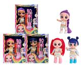 OBL10405550 - 卡通5D【摇头】 真眼珠14寸全搪胶猎魔娃娃功能带音乐主题曲带梳子镜子，大吉他主题套装 3款混装