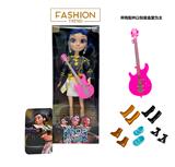 OBL10405672 - K-POP彩虹猎魔系列 1比1  12寸12关节实身真玻璃眼珠惊喜猎魔女团娃娃带耳环带一条吉他带金貂卡片一张