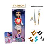 OBL10405698 - K-POP彩虹猎魔系列 1比1   带七彩灯光音乐12寸12关节实身真玻璃眼珠惊喜猎魔女团娃娃带耳环带一条猎魔三交叉带金貂卡片一张