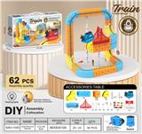 OBL10405871 - 悬浮灯光轨道火车