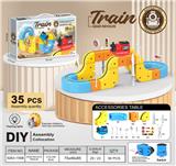 OBL10405873 - 悬浮灯光轨道火车