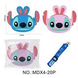 OBL10406847 - 史迪仔零钱硅胶包耳机包两色混装