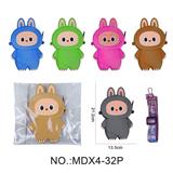 OBL10406858 - 硅胶拉布布斜跨背包多色随机混装