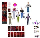 OBL10407506 - 高端11.5寸11关节实身带七彩灯光音乐主题曲怪奇物语第5季Stranger  Thing真人版芭比带金貂卡片一张带怪奇物语主题套件6款混装