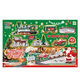 OBL10410905 - 电动喷雾（加水）灯光音乐圣诞轨道火车