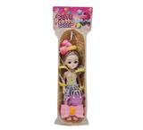 OBL10411287 - 12.5寸空身叶罗丽时尚芭比娃娃女孩配香水瓶+时尚糖果包+手提包+草船 12.5寸芭比公主娃娃洋娃娃仿真娃娃